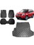Xtrail 2012 Model 3D Bagaj Havuzu+3d Havuzlu Araca Özel Paspas Takımı 1