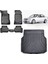 C Seri W203 2005 Model Bagaj Havuzu+3d Havuzlu Araca Özel Paspas Takımı 1