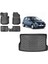 Clio 2 Hatchback 2002 Model 3D Bagaj Havuzu+3d Havuzlu Araca Özel Paspas Takımı 1