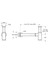 A4512334 Vitra Origin Lavabo Sifonu Alt Grubu T Tipi , Fırçalı Nikel 2