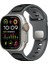 Apple Watch Ultra / Ultra 2 49 mm Uyumlu Silikon Kordon Çift Renkli Premium Spor Tasarım Kayış 2