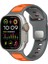 Apple Watch Ultra / Ultra 2 49 mm Uyumlu Silikon Kordon Çift Renkli Premium Spor Tasarım Kayış 2