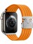 Apple Watch 10 / 11 46 mm Uyumlu Naylon Dokuma Kumaş Kordon Premium Kayış Kilitli Mekanik Toka 1