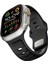 Apple Watch Ultra / Ultra 2 49 mm Uyumlu Silikon Kordon Çift Renkli Premium Spor Tasarım Kayış 1