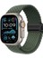 Apple Watch Ultra / Ultra 2 49 mm Uyumlu Örgü Kordon Magnetik D Tokalı Kayış Mıknatıslı Metal Toka 1