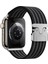 Apple Watch 10 46 mm Uyumlu Naylon Dokuma Kumaş Kordon Premium Kayış Kilitli Mekanik Toka 1