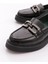 9002 Kadin Düz Taban Loafer Ayakkabi 4