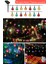 30 Ledli 8 Modlu Solar Kristal Top Rgb Işık Bahçe Aydınlatma Dekorasyon Güneş Enerji 4