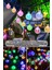 100 Ledli 8 Modlu Solar Kristal Top Rgb Işık Bahçe Aydınlatma Dekorasyon Güneş Enerji 3