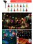 100 Ledli 8 Modlu Solar Kristal Top Rgb Işık Bahçe Aydınlatma Dekorasyon Güneş Enerji 4