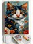 Sayılarla Boyama Çerçeveli Hobi Seti Numaralı Tuval Fırça Boya Dahil Kasnaklı 40X50 cm Gerçek Kedi 1