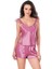 Aria's Closet Gül Kurusu Saten Babydoll Şort Takımı 1