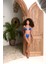 Kadın Çevre Dostu - Anti Pilling Evil Eye Bead Blue Bikini 5