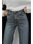 Koyu Gri Yıkamalı Straight Jean 5