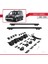 Renault Kangoo 2 (X61) 2007-2020 Arası ile Uyumlu Hook Model Ara Atkı Tavan Barı Siyah 2 Adet 5
