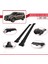 Mercedes Gls Class X166 2017-2019 Arası ile Uyumlu Fly Model Ara Atkı Tavan Barı Siyah 2 Adet 3