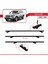 Volvo XC90 2003-2014 Arası ile Uyumlu Basıc Model Ara Atkı Tavan Barı Siyah 3 Adet 5