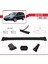 Volvo V70 2000-2007 Arası ile Uyumlu Fly Model Ara Atkı Tavan Barı Siyah 3 Adet 3