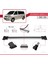Volkswagen T5 Caravelle 2003-2015 Arası ile Uyumlu Fly Model Ara Atkı Tavan Barı Gri 3 Adet 3