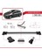 Peugeot 308 (T7) Sw 2008-2013 Arası ile Uyumlu Fly Model Ara Atkı Tavan Barı Gri 3 Adet 3