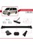 Volkswagen T5 Caravelle 2003-2015 Arası ile Uyumlu Fly Model Ara Atkı Tavan Barı Siyah 2 Adet 4