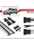 Fiat Stilo Multi Wagon 2003-2007 Arası ile Uyumlu Fly Model Ara Atkı Tavan Barı Gri 2 Adet 5