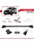 Dacia Dokker (K67) 2012-2024 Arası ile Uyumlu Fly Model Ara Atkı Tavan Barı Gri 2 Adet 3