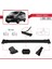 Dacia Dokker (K67) 2012-2024 Arası ile Uyumlu Fly Model Ara Atkı Tavan Barı Siyah 2 Adet 3