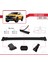 Ford Ranger (P703) 2022-2024 Arası ile Uyumlu Fly Model Ara Atkı Tavan Barı Siyah 2 Adet 4