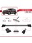 Ford Explorer 6 2020-2024 Arası ile Uyumlu Fly Model Ara Atkı Tavan Barı Gri 3 Adet 3