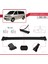 Volkswagen T5 Caravelle 2003-2015 Arası ile Uyumlu Fly Model Ara Atkı Tavan Barı Siyah 3 Adet 3