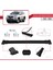 Toyota Land Cruiser Prado (J125) 2007-2009 Arası ile Uyumlu Fly Model Ara Atkı Tavan Barı Siyah 2 Adet 3