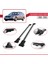 Vw Passat B5 Variant 1996-2005 Arası ile Uyumlu Fly Model Ara Atkı Tavan Barı Gri 2 Adet 3