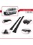 Dacia Logan 2 Mcv (K52) 2007-2012 Arası ile Uyumlu Fly Model Ara Atkı Tavan Barı Siyah 2 Adet 4