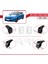 Opel Astra L Sports Tourer 2021-2024 Arası ile Uyumlu Ace-2 Model Ara Atkı Tavan Barı Siyah 2 Adet 4
