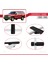 Chevrolet Tahoe 2000-2006 Arası ile Uyumlu Basıc Model Ara Atkı Tavan Barı Siyah 2 Adet 4