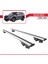 Nissan Rogue 2020-2022 Arası ile Uyumlu Hook Model Ara Atkı Tavan Barı Gri 2 Adet 4