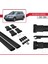 Mitsubishi Airtrek 2001-2008 Arası ile Uyumlu Fly Model Ara Atkı Tavan Barı Siyah 2 Adet 5