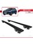 Bmw X3 (G45) 2025 ve Sonrası ile Uyumlu Hook Model Ara Atkı Tavan Barı Siyah 2 Adet 4
