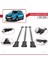 Dacia Sandero Stepway 2 2012-2020 Arası ile Uyumlu Fly Model Ara Atkı Tavan Barı Gri 3 Adet 4