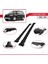 Ssangyong Kyron 2005-2014 Arası ile Uyumlu Fly Model Ara Atkı Tavan Barı Siyah 2 Adet 4
