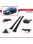 Kia Ceed (Ed) Sw Pre-Facelift 2006-2009 Arası ile Uyumlu Fly Model Ara Atkı Tavan Barı Siyah 2 Adet 4