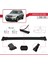 Mercedes Glk Class (X204) 2008-2015 Arası ile Uyumlu Fly Model Ara Atkı Tavan Barı Siyah 2 Adet 3