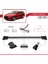 Mazda 6 Iıı (Gj1/gl) 2013-2022 Arası ile Uyumlu Fly Model Ara Atkı Tavan Barı Gri 2 Adet 3