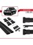 Nissan Navara 3 (D40) 2005-2014 Arası ile Uyumlu Fly Model Ara Atkı Tavan Barı Siyah 2 Adet 5