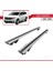 Dacia Logan 2 Mcv (K52) 2013-2020 Arası ile Uyumlu Hook Model Ara Atkı Tavan Barı Gri 2 Adet 4