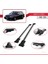 Saab 9-5 (YS3E) Sw 1998-2010 Arası ile Uyumlu Fly Model Ara Atkı Tavan Barı Gri 2 Adet 4
