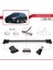Peugeot 407 Sw 2005-2011 Arası ile Uyumlu Fly Model Ara Atkı Tavan Barı Gri 2 Adet 4