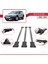 Volvo XC70 (P2) 2000-2007 Arası ile Uyumlu Fly Model Ara Atkı Tavan Barı Gri 3 Adet 4