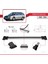 Skoda Octavia (1u) 1996-2004 Arası ile Uyumlu Fly Model Ara Atkı Tavan Barı Gri 2 Adet 3